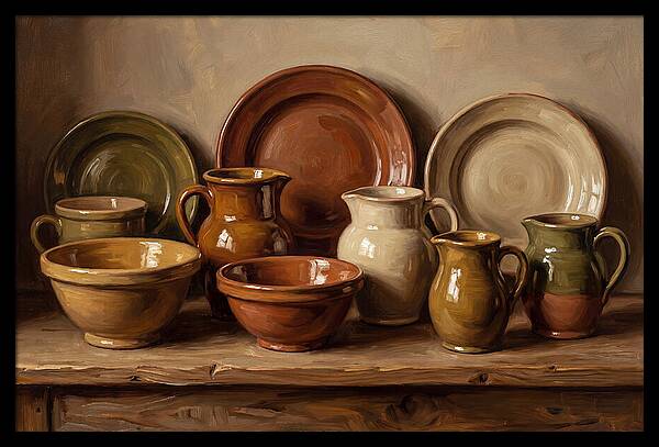 Hand Painted Provincial Pottery