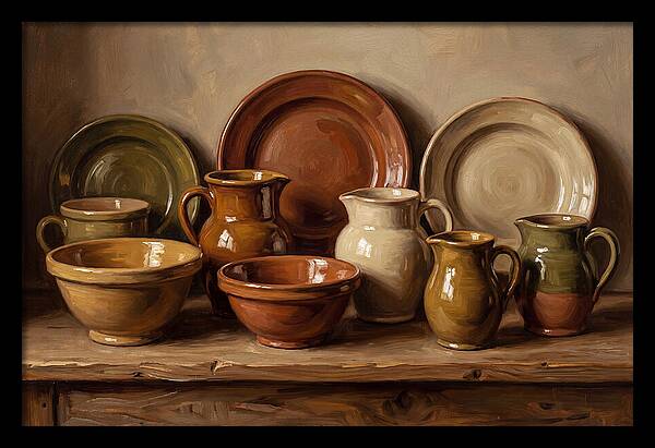 Hand Painted Provincial Pottery