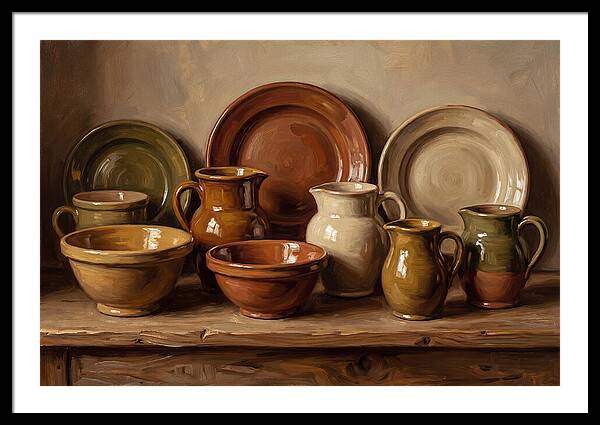 Hand Painted Provincial Pottery