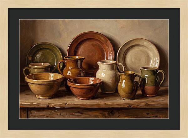 Hand Painted Provincial Pottery