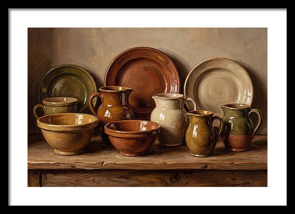 Hand Painted Provincial Pottery