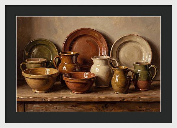 Hand Painted Provincial Pottery
