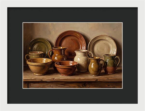Hand Painted Provincial Pottery