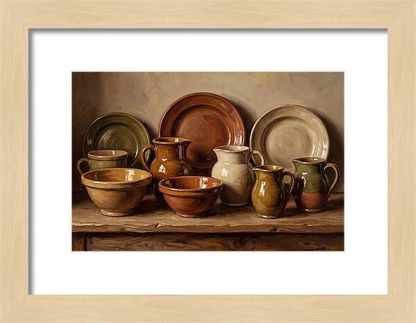 Hand Painted Provincial Pottery