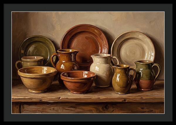 Hand Painted Provincial Pottery