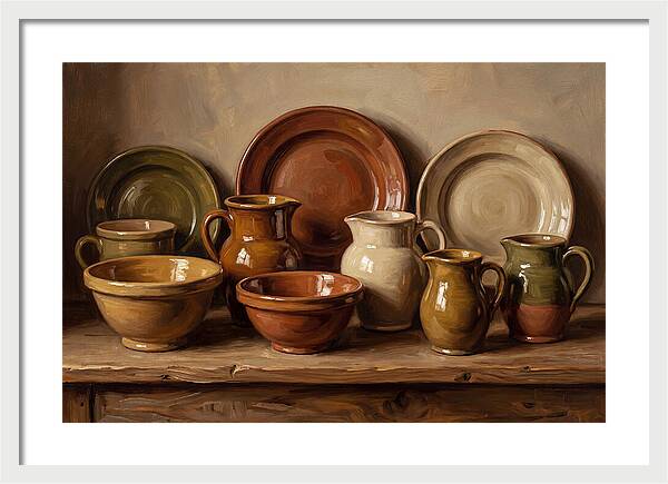 Hand Painted Provincial Pottery