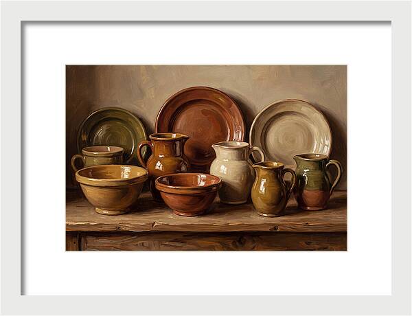 Hand Painted Provincial Pottery