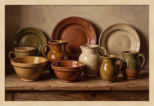Hand Painted Provincial Pottery