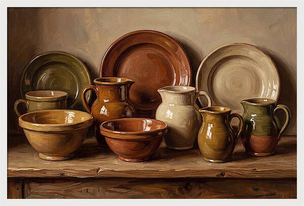 Hand Painted Provincial Pottery