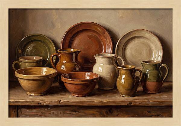 Hand Painted Provincial Pottery