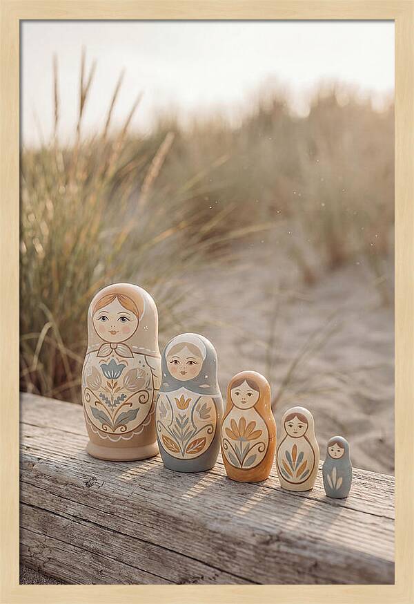 Hand Painted Russian Nesting Dolls