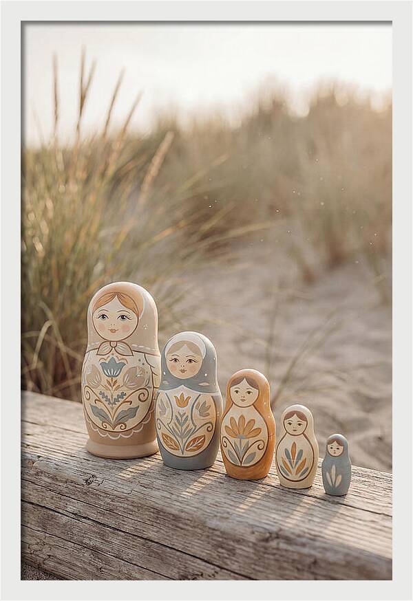 Hand Painted Russian Nesting Dolls