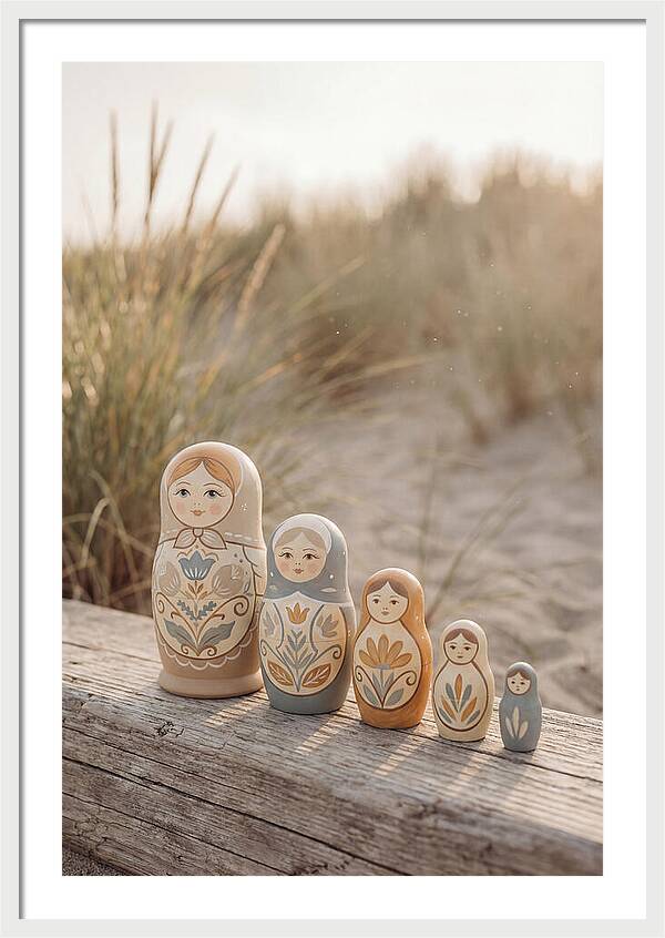 Hand Painted Russian Nesting Dolls
