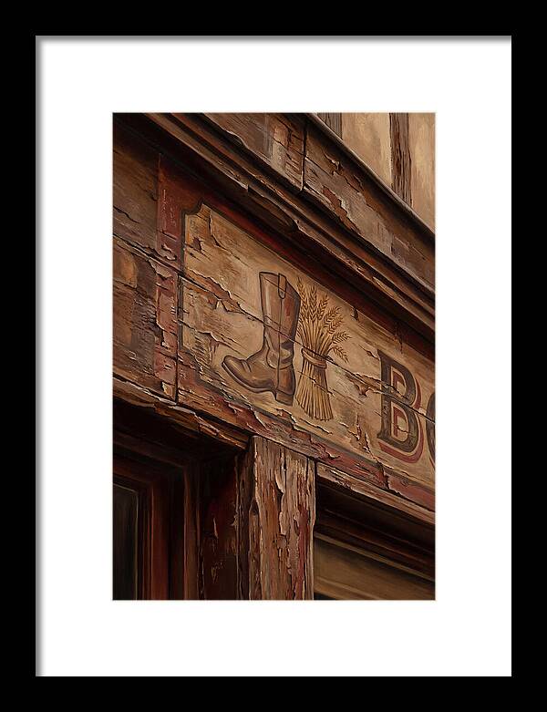 Hand Painted Shop Sign