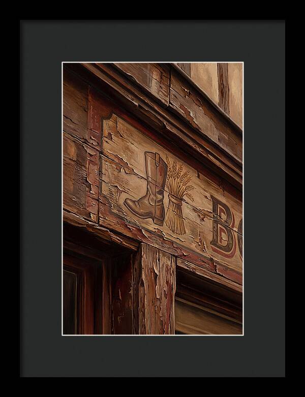 Hand Painted Shop Sign