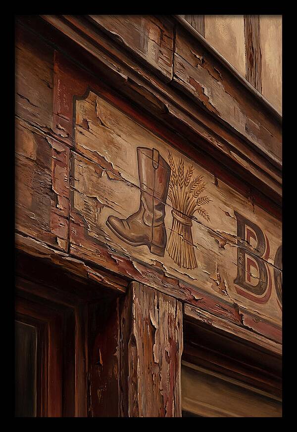 Hand Painted Shop Sign