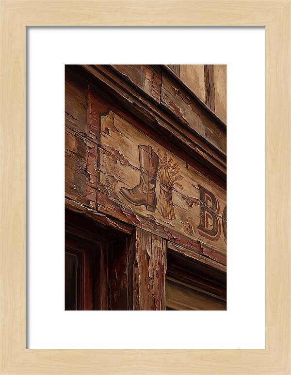 Hand Painted Shop Sign