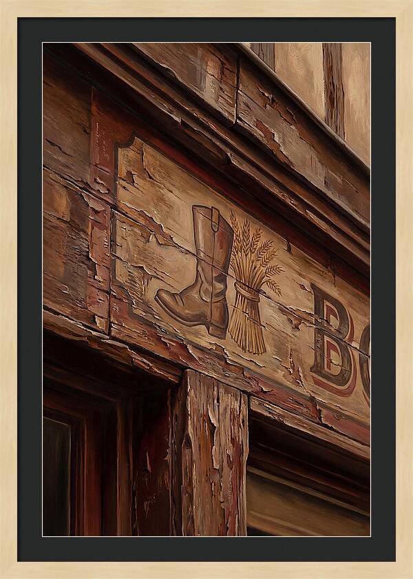 Hand Painted Shop Sign