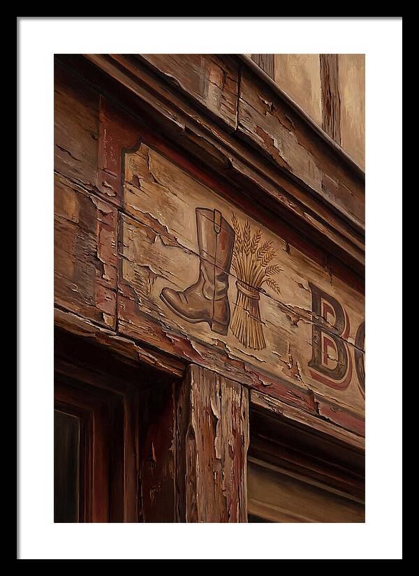 Hand Painted Shop Sign