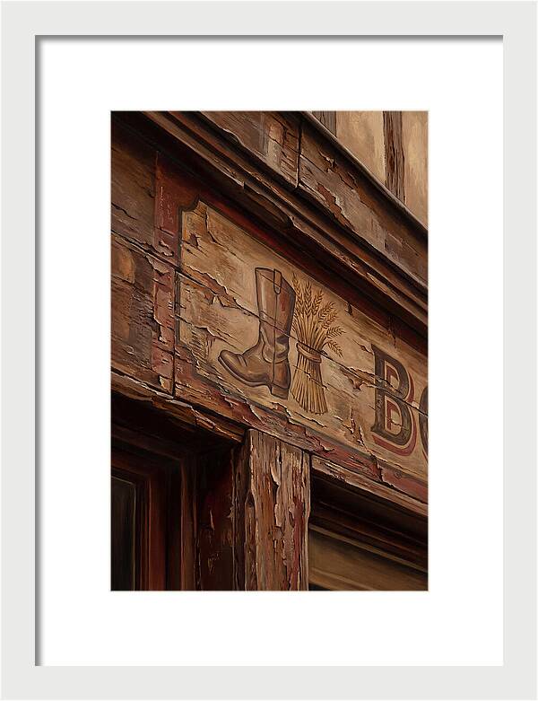 Hand Painted Shop Sign