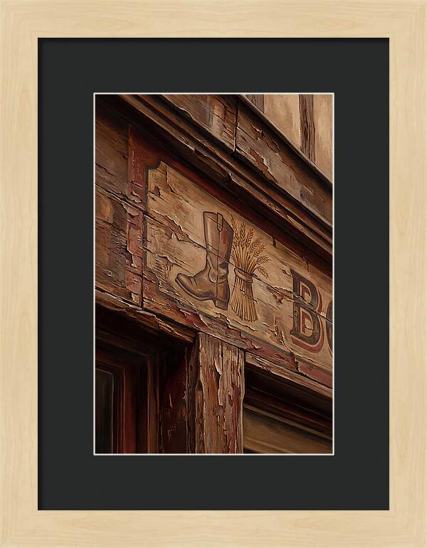 Hand Painted Shop Sign