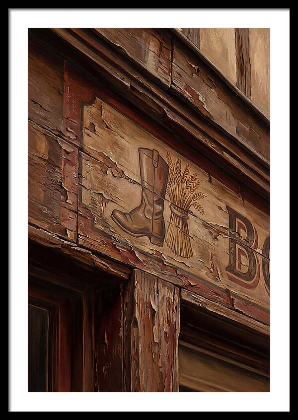 Hand Painted Shop Sign