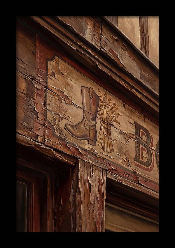 Hand Painted Shop Sign