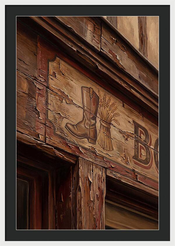 Hand Painted Shop Sign