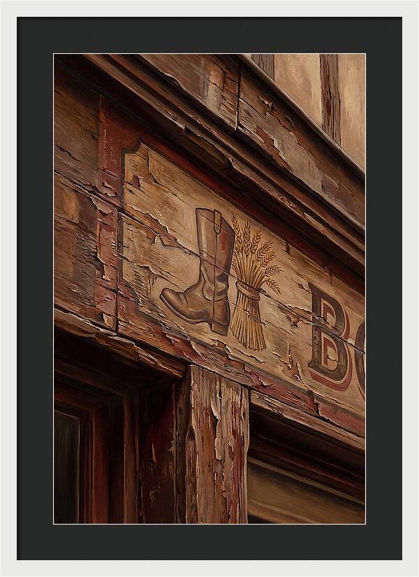 Hand Painted Shop Sign