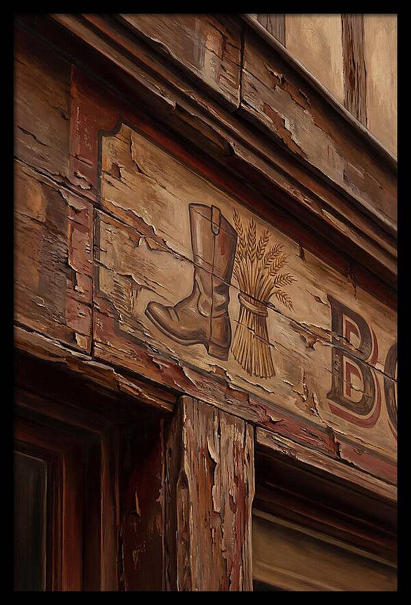Hand Painted Shop Sign