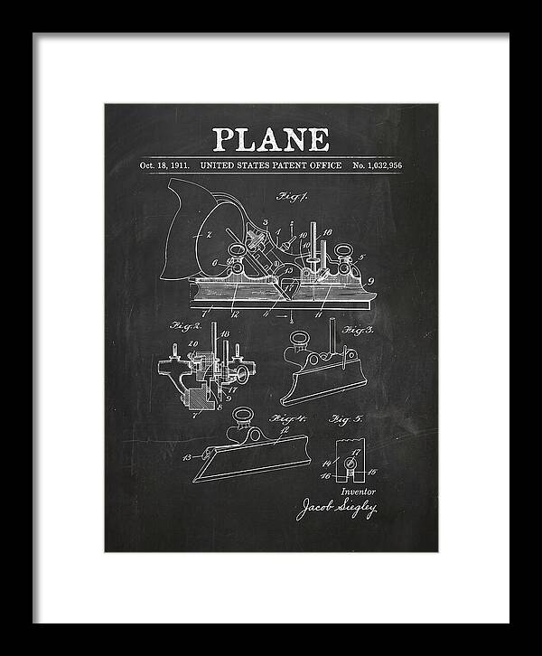 Hand Plane Chalkboard Patent Us1032956a