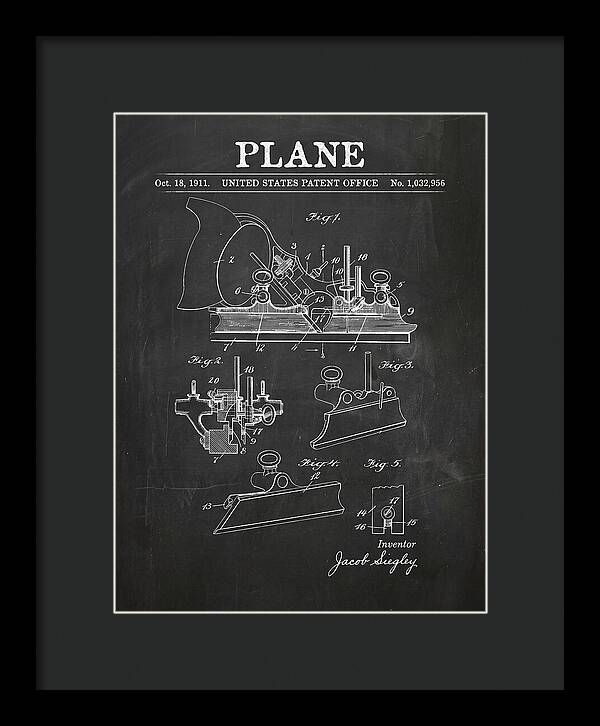 Hand Plane Chalkboard Patent Us1032956a