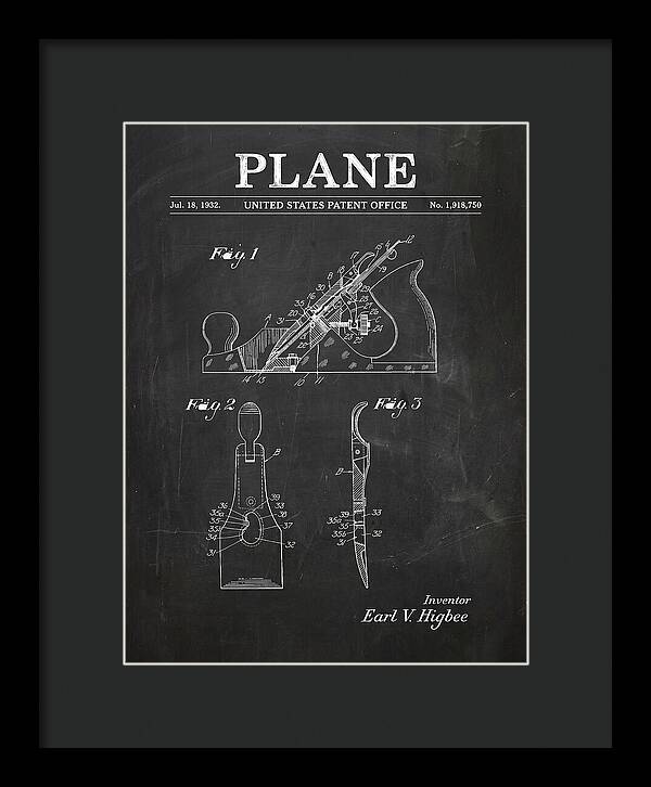 Hand Plane Chalkboard Patent Us1918750a