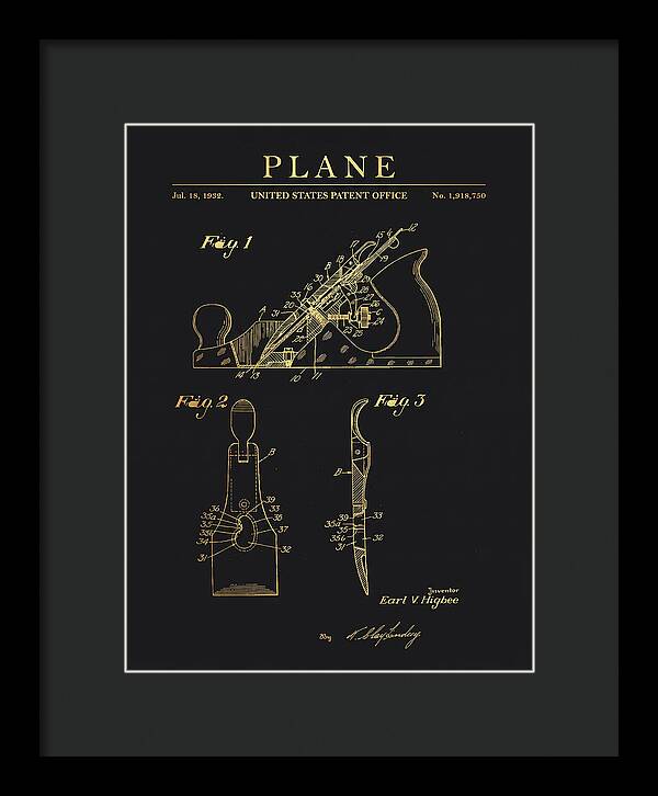 Hand Plane Gold Patent Us1918750a