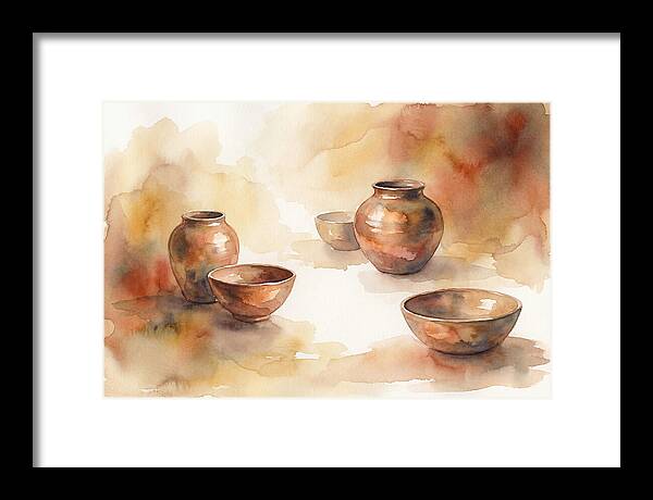 Hand Thrown Raku Pottery