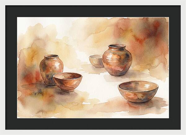 Hand Thrown Raku Pottery