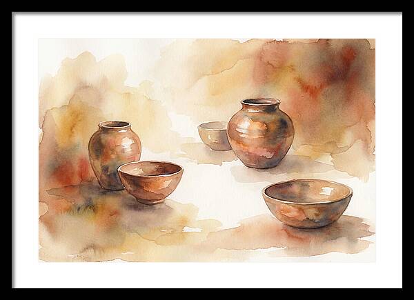 Hand Thrown Raku Pottery