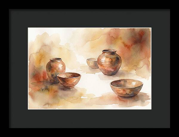 Hand Thrown Raku Pottery