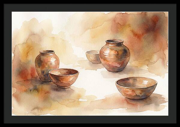 Hand Thrown Raku Pottery