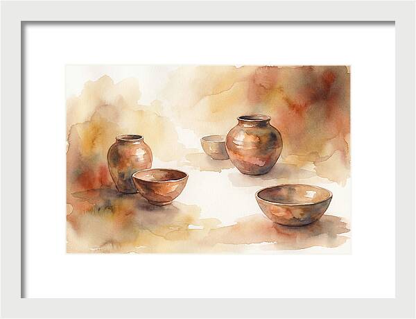 Hand Thrown Raku Pottery