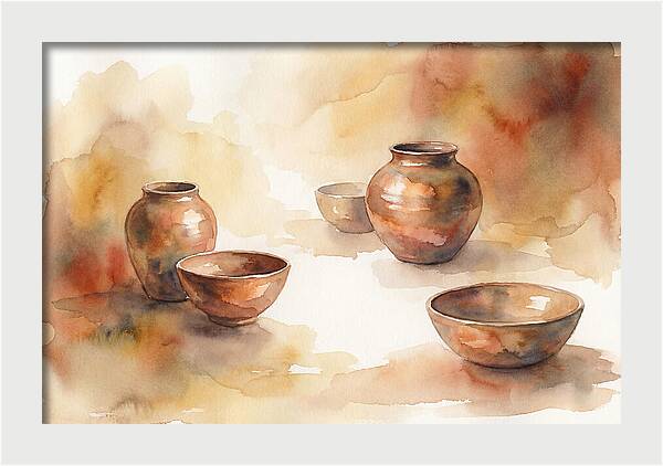 Hand Thrown Raku Pottery