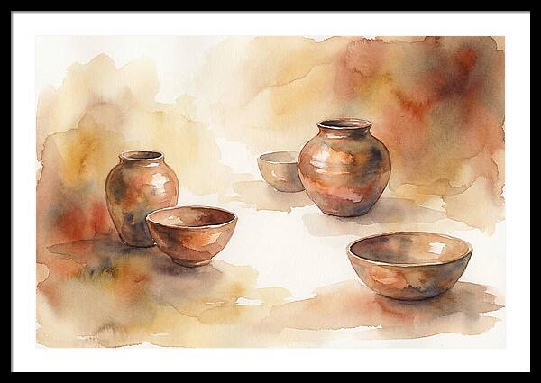 Hand Thrown Raku Pottery