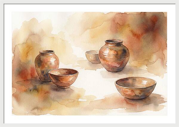 Hand Thrown Raku Pottery