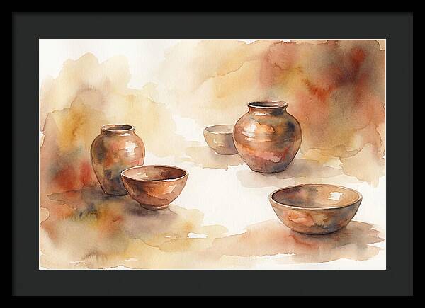 Hand Thrown Raku Pottery
