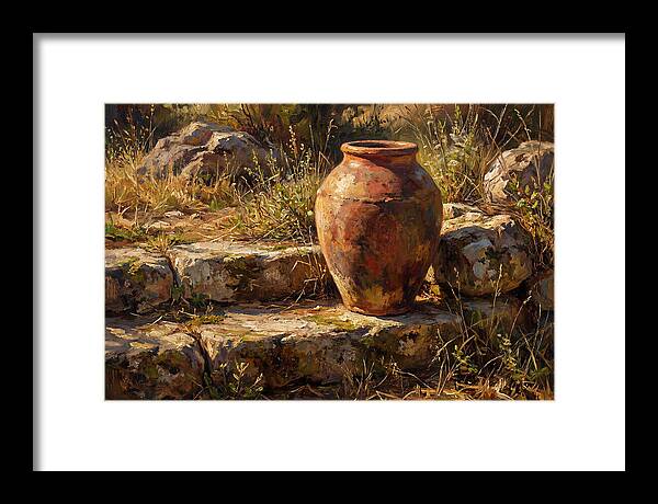 Hand Thrown Terracotta Olive Jar
