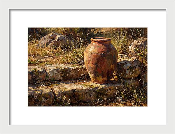 Hand Thrown Terracotta Olive Jar