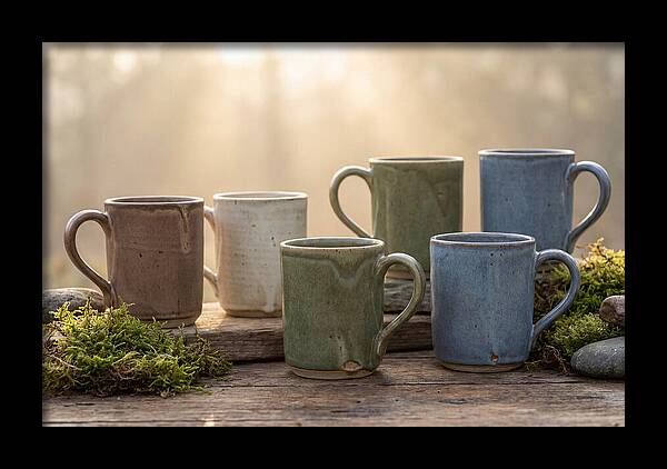 Handcrafted Earth Tone Mugs