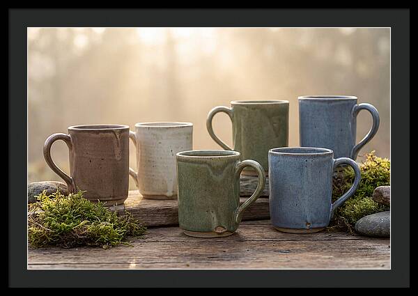 Handcrafted Earth Tone Mugs