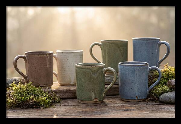 Handcrafted Earth Tone Mugs