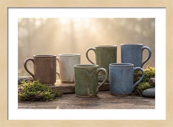 Handcrafted Earth Tone Mugs
